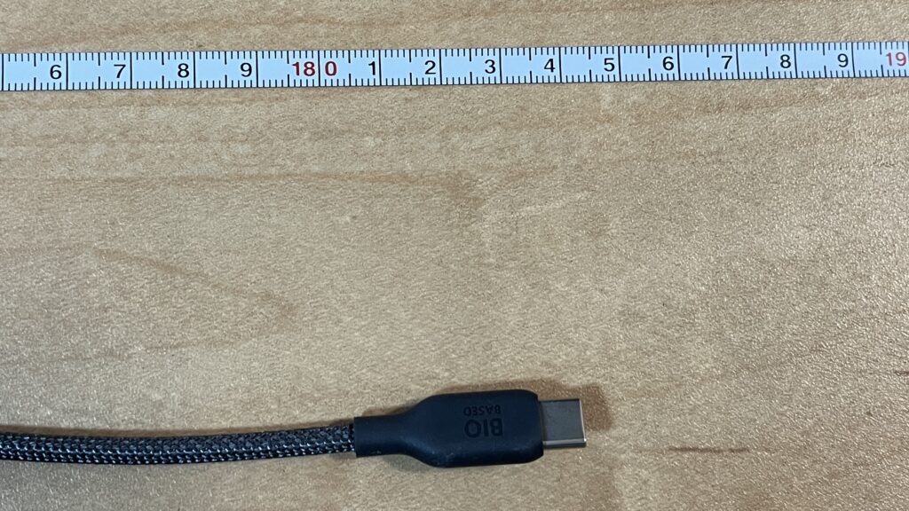 Anker 543 エコフレンドリーナイロン USB-C & USB-C ケーブルの長さ