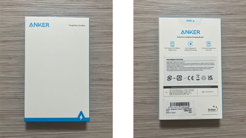 Anker Magnetic Cable Holderの外箱