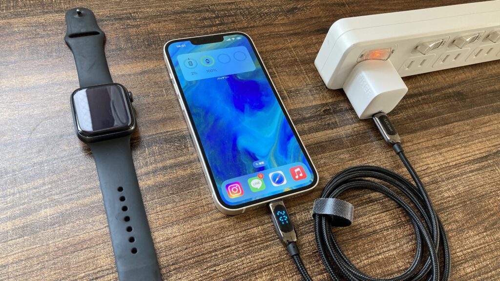 Anker 312 Charger (20W)で充電検証